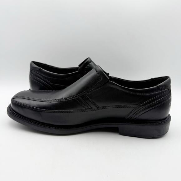 Rockport Mens Style Leader 2 Shoe US 9 XW EU 42.5 Black Leather Bike Toe NWOB - Picture 7 of 12